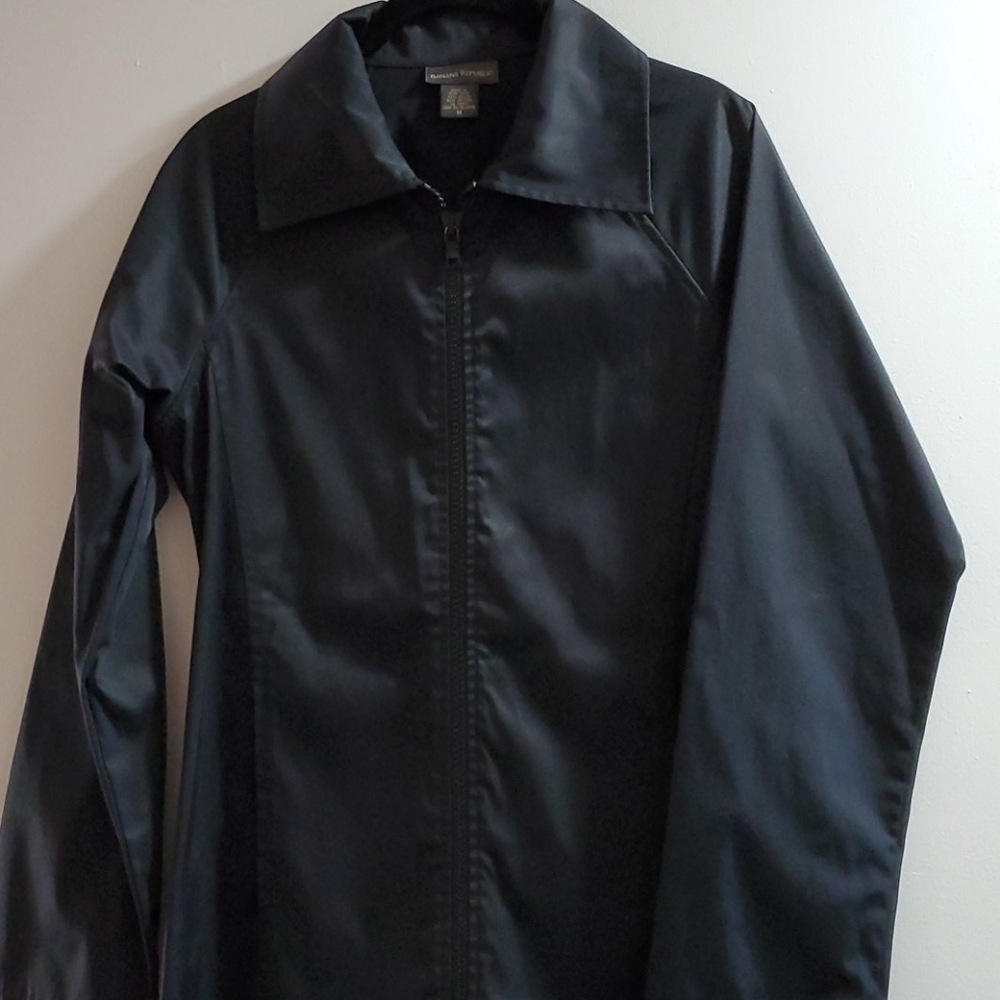 Medium Black light weight banana republic jacket